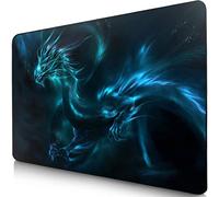 Sidorenko Tapis de Souris - 280 x 200 x 2mm - Mouse Pad - Surface spéciale améliore la Vitesse et la précision I Base en Caoutchouc Antidérapant Surface I Bleu
