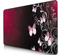 Sidorenko Tapis de Souris - 280 x 200 x 2mm - Mouse Pad - Surface spéciale améliore la Vitesse et la précision I Base en Caoutchouc Antidérapant Surface I Rouge