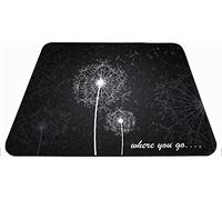 Sidorenko Tapis de Souris - 280 x 200 x 2mm - Mouse Pad - Surface spéciale améliore la Vitesse et la précision I Base en Caoutchouc Antidérapant Surface I Noir