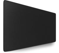 Sidorenko Tapis de souris de jeu XXL en noir - Grand tapis de souris 1200 x 600 mm - Sous-main antidérapant pour bureau - Tapis de bureau avec bords sans franges - Grand tapis de souris précis et