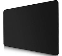 Sidorenko Tapis de Souris Gaming - Souris Tapis 280 x 200 mm - Bords sans Franges - Surface spéciale améliorant la Vitesse et la précision - Antidérapant - Noir