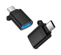 Sidpro Lot de 2 adaptateurs USB vers USB C mâle vers USB 3.0 femelle, convertisseur OTG Thunderbolt 4/3 pour iPhone 17e 16 15 Pro Max, Samsung Galaxy S26 S25 S24 A17 A56, MacBook, tablette, ordinateur