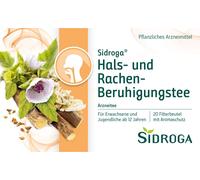 Sidroga Tisane apaisante pour la gorge et le pharynx, 20 sachets. Sachets-filtres