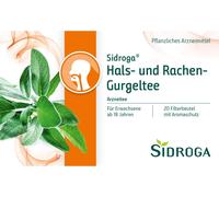 Sidroga Tisane gargarisme gorge et pharynx, 20 pcs. Sachets filtres
