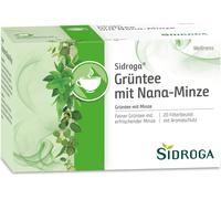 Sidroga Wellness Thé vert avec Nana-Menthe filtre 20 pces