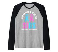 SIDS Chemise de Sensibilisation à la Mort soudaine du Nourrisson Manche Raglan