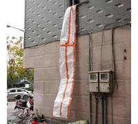 SIDUISDH Toboggan de gravats 4 m - 4 sangles de serrage - Kit optimal pour l'élimination des gravats