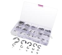 siduytin Assortiment de circlips E-Circlips 304 : Kit de 225 circlips type E pour une fixation facile et