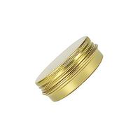 siduytin Bocal Rond en Aluminium Bouteille boîte à vis Contenant cosmétique Vide Maquillage boîtes de thé bidon Emballage Pot d'aromathérapie, 30 ML 52-20 mm
