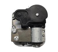 siduytin Boîte musicale en bois à remonter, mécanisme musical à remontoir, mini boîte en verre, manivelle. Créez votre propre mélodie et amusez-vous !, Petite étoile, 5.5 x 4 x 1. cm