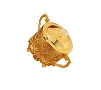 siduytin Bonbonnière avec Distributeur de cuillères et sucrier pour Cuisine, Maison, Cadeau de Pendaison crémaillère, Noir, 14.8 x 9 x 10.1 cm