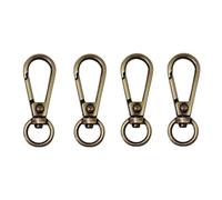 siduytin Boucle de sac à main pivotante à déclenchement automatique, mousqueton en bronze, fermoir mousqueton pour porte-monnaie.