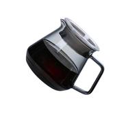 siduytin Cafetière à filtre en verre borosilicate haute résistance à la chaleur, idéale pour la maison, le bureau et le commerce.