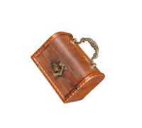 siduytin Coffre au trésor Antique, boîte décorative en Bois avec Serrure pour trésors, Cadeau, Argent, émeraude, Jaune