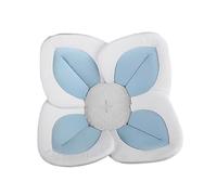 siduytin Coussin de Bain Bébé Doux et Confortable, Tissu Heureux et détendu, Bain Fleur Siège de Bain Bébé Tapis de Siège en Maille, Côté Blanc, 80cm
