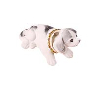 siduytin Décoration de Voiture en Forme de Chien à tête Qui tremble, Jouet Mignon pour Enfants, idéal pour décorer Une Chambre Un Bureau (Blanc), Blanc, 150 mm