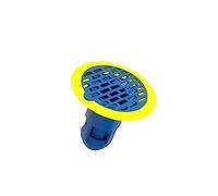 siduytin Déodorant Siphon de sol Plastique 4 Exutoires Drainage Douche Drain Léger Attrape-cheveux Salle De Bains Salle De Bains Lavabo, Bleu