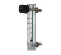 siduytin Détendeur de débitmètre en cuivre, mesure précise du volume d'air, outil essentiel pour la maison et les machines, robuste, tube de détendeur avec vanne régulation, Clair, 1 L à 5 L