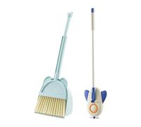 siduytin Ensemble balai et pelle pour enfants, mini, léger et idéal pour les petits bricoleurs. Les poils du balai et de la pelle sont doux et agréables au toucher.
