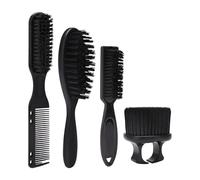 siduytin Ensemble brosse et peigne de coiffeur pour une coupe soignée, avec des outils de coiffure professionnels alliant durabilité et confort. La brosse coiffeur possède des poils doux qui nettoient