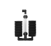 siduytin Filtre de réservoir de Poissons d'aquarium ABS scellé étanche Rotatif Lavable réutilisable pneumatique modifié éponge filtres Partie, Type 1