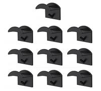 siduytin Lot de 10 porte-casquette de baseball en PP pré-percé porte de montage mural arrière chambre chapeau support de rangement cintre accessoires