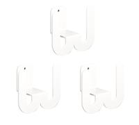 siduytin Lot de 3 Supports de Rangement muraux pour Pantoufles, Peu encombrants, à Suspendre sur Une Porte, en métal, C