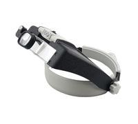 siduytin Loupes Professionnelles montées sur tête avec 2 lumières LED, Bandeau grossissant éclairé par ABS, visière de Loupe en Verre
