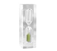 siduytin Minuterie de sablier Anti- adaptée à diverses Occasions, minuterie de Sable en résine pour Enfants, minuterie de Sable de 3 Minutes, minuterie d'œufs bouillis, 3 Minutes, Vert