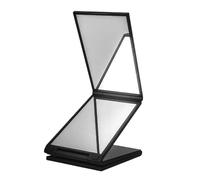 siduytin Miroir à quatre faces à 360° pour la coupe de cheveux, le maquillage de voyage et l'auto-coiffage, utilisable partout. Format compact, portable et extensible.