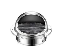 siduytin Sortie de ventilation murale fiable, extérieur, résistant Pour aux hautes températures, couverture universelle en acier inoxydable, filet d'échappement d'air frais, 80mm