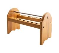 siduytin Support à outils de réparation de lunettes en bambou pour tournevis, kit d'entretien d'outils à main