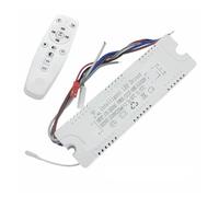 SIDYEUHB 1 Pilote LED Intelligent 2,4 G 37-60 W x 2 + 220 V avec Application et télécommande, variateur de lumière et transformateur de lumière de Lustre remplaçable avec 220 V supplémentaire