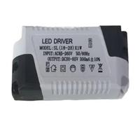 SIDYEUHB Transformateur Adaptateur de Pilote LED, 18-25W AC 85-265V, Alimentation électrique, Carte Nue, Lampe LED, Courant Constant 300mA, 10 pièces