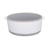 Sieb Küche Set, Multifunktions-Küchensieb 2-in-1 Multifunktion Küchensieb Set Faltbarer Seiher Sieb Nudelsieb Kunststoff Abtropfsieb Für Obst Und Gemüsesieb (Second Generation White)