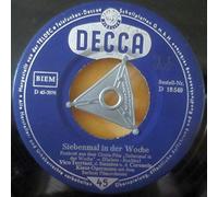 Siebenmal in der Woche/Muchacha (LC, #d18540) / Vinyl single [Vinyl-Single 7'']