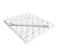 Siebenschläfer Couette 4 Saisons 220x240 cm - Composée de 2 Couettes Séparables - Adaptable avec Boutons - Idéale pour Été, Mi-Saison et Hiver (220x240 cm, Couette 4 Saisons)