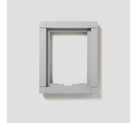 SIEDLE cadre de porte 1f UP si Alu 131x163x15 KR611-1/1-0SM