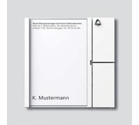 Siedle Module e touches comprenant 1 touche avec 1 système N, TM 612-1 W, Blanc, 2544200