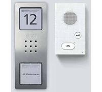 Siedle SET CAB 850-1 E/W Interphone filaire Champ info argent, blanc