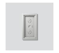 Siedle Siedle Boîtier en saillie GA 612-2/1-01 Argent métallisé Quantité:1