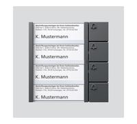 Siedle Siedle Module à touches TM 612-4 DG dgr/gli Quantité:1