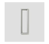 Siedle Siedle&Söhne Cadre combiné argent/métal KR 611-4/1-0 SM Quantité:1
