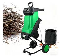 SIEEOUR 2400w Broyeur De Jardin,Broyeur De Bois Électrique Avec Capacité De Branche De 40mm,Broyeur De Branche Électrique Avec Boîte De Collecte De 50l,Pour Un Nettoyage De Jardin Facile