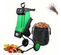 SIEEOUR 2400w Broyeur De Jardin Portable, Broyeur De Bois Électrique Avec Capacité De Coupe De 40mm, Sac Détachable De 50l, Pour Une Utilisation Extérieure, Entretien Efficace Du Jardin