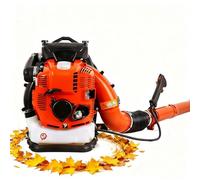SIEEOUR 95cc Souffleur À Dos Commercial Essence, Souffleur Feuilles Moteur, Équipement Jardin Avancé 4-Temps, Moteur Haute Performance 7800 TR/Min pour Tâches Balayage, Entretien(Red)