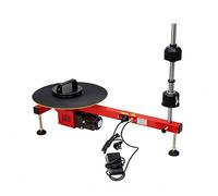 SIEEOUR Banc D'emballage À Film Étirable Électrique, Machine À Enveloppement Film Étirable, Palette En Acier Inoxydable, Pour Film De 70 Cm De Large, Pour Emballage Logistique