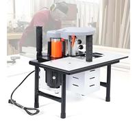 SIEEOUR Bordereuse Portative, Machine À Bander Les Bords De Menuiserie Avec Rupture Automatique Du Ruban, Collage Double Face Bois Pvc, Largeur De Bande 5-60mm Pour Bords Droits Et Arcs(White)