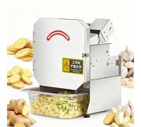 SIEEOUR Coupe-Persil Électrique Professionnel, 200w Machine Trancheuse Légumes Avec Coupe-Poireaux Électrique, Qualité Commerciale, Réglage Épaisseur 1.5-35mm, Pour Herbes Et Légumes