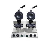 SIEEOUR Ice Cream Ufo Burger Maker,Electric Burger Sealer Machine, Appareil À Hamburger À Chauffage Double Face Avec Minuterie,Machine À Panini Presse Gaufre An-ti-Adhésive(Double head)